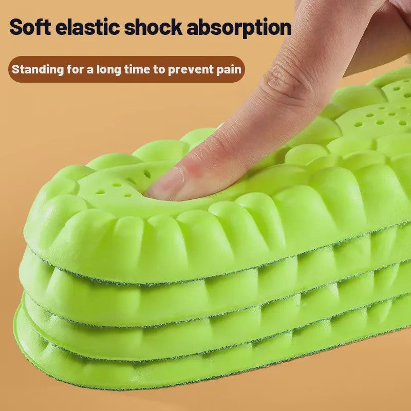 4D Super Zachte Sportzooltjes - Schokabsorberend & Arch Support