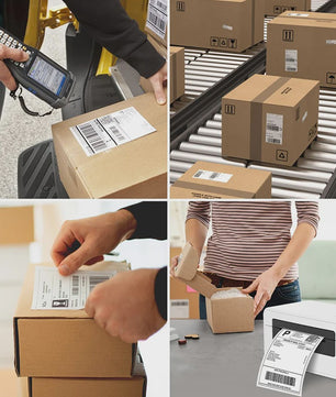 4x6 Inch Thermische Verzendlabels - 500 Stuks - Barcode & Logo Printen