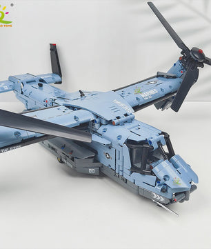 Bouwset V-22 Tiltrotor Vliegtuig & Helikopter - 1389 Stukjes Militair Model