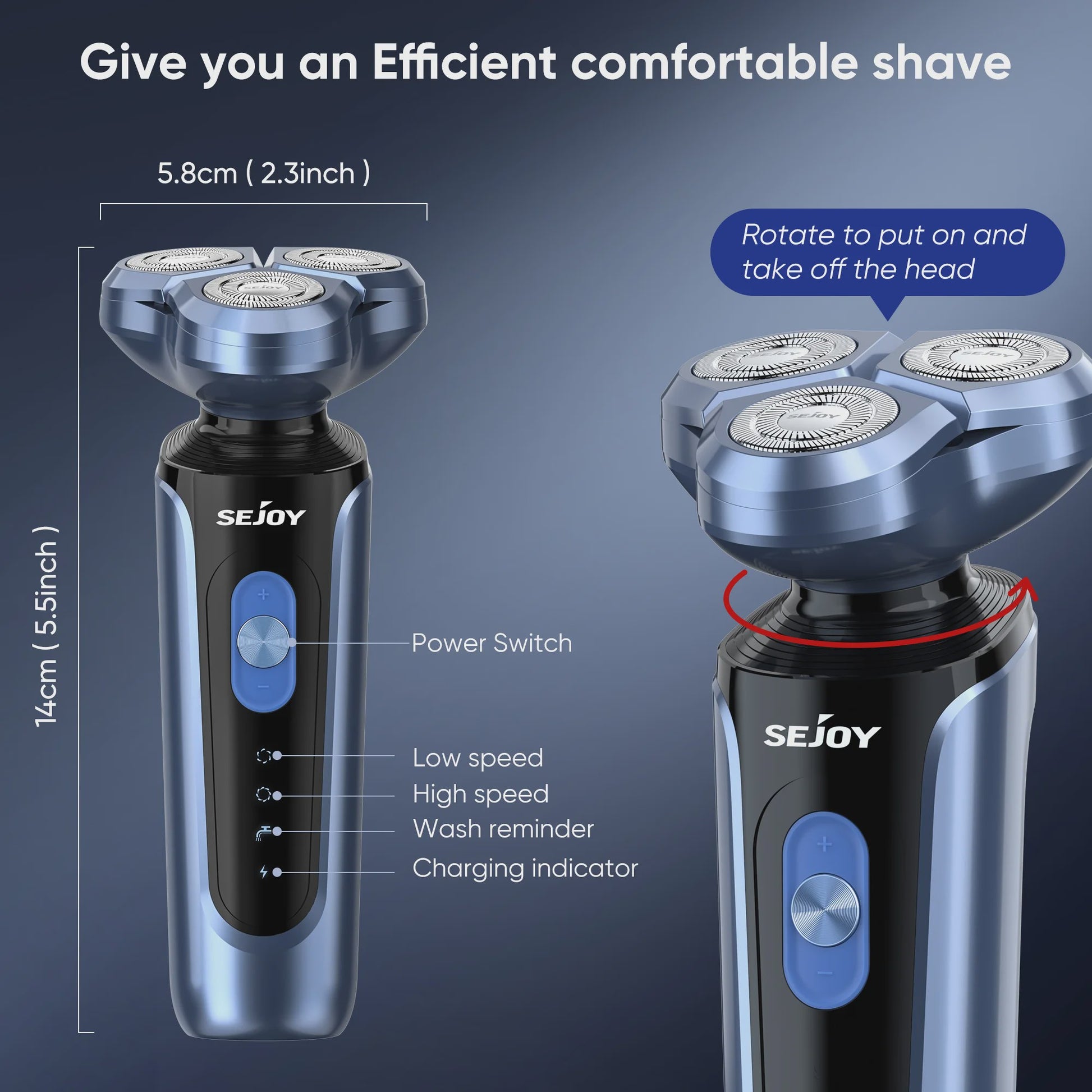 Elektrisch Scheerapparaat voor Mannen: 5-in-1 Multifunctioneel, Waterdicht & Oplaadbaar