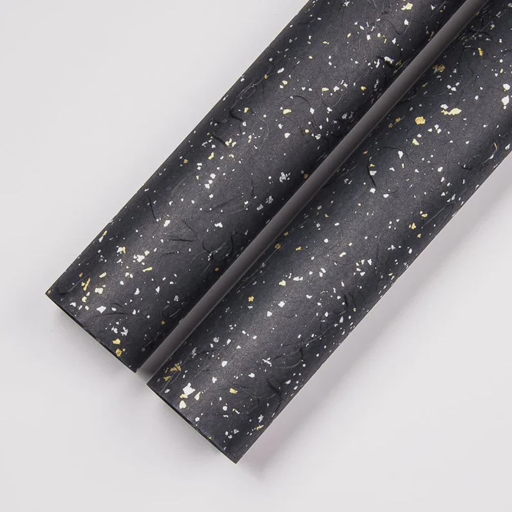 Luxe Geschenkpapier Set - 6 Kleuren met Goud & Zilver Sprinkles - Waterdicht & Ideaal voor Knutselen