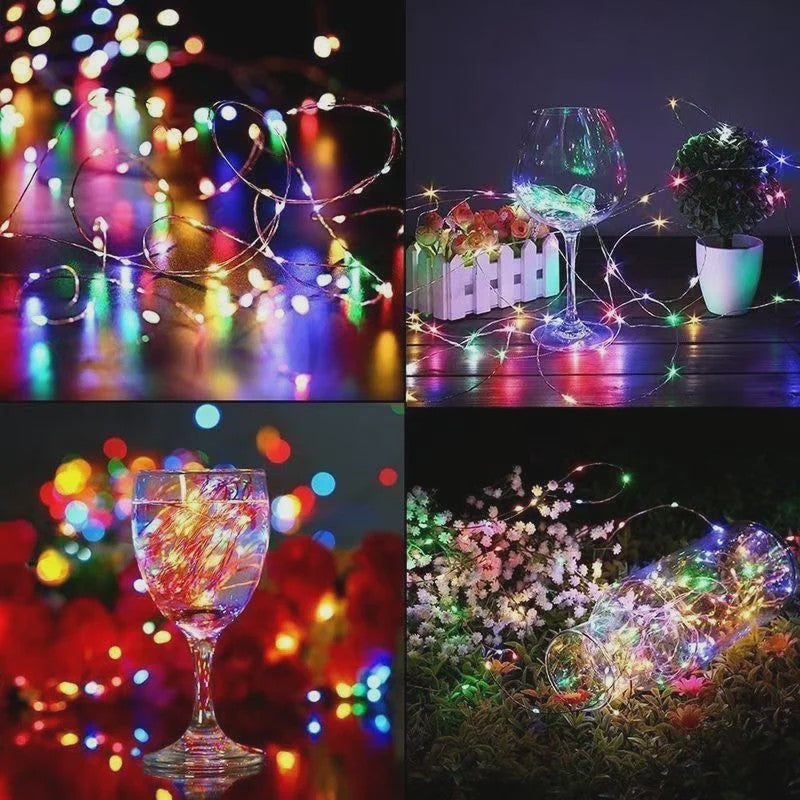 Waterdichte Batterij Sfeerverlichting met Afstandsbediening - 8 Modi voor Kerst, Feest & Decoratie