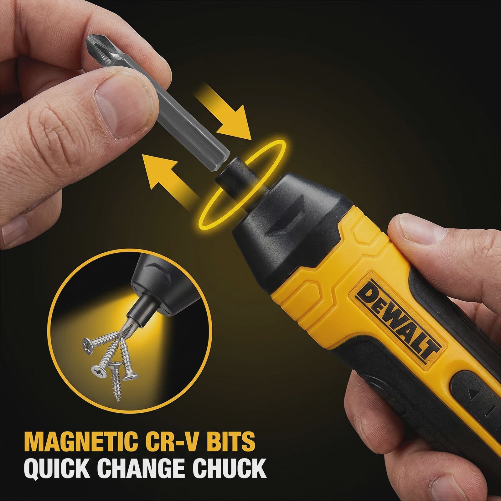 DEWALT Accuschroefmachine 3.6V 5Nm - Compacte Elektrische Schroevendraaier met 1/4" Chuck & 1300mAh Batterij