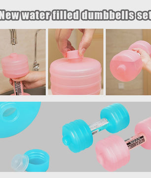 Verstelbare Water Dumbbells - Draagbare Fitness Gewichten voor Krachttraining