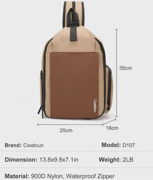 Veelzijdige Camera Schoudertas: Compacte Sling Bag & Rugzak voor DSLR, Lenzen en iPad