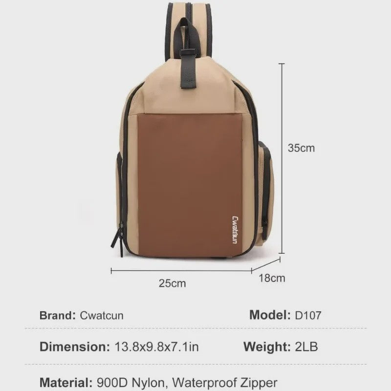 Veelzijdige Camera Schoudertas: Compacte Sling Bag & Rugzak voor DSLR, Lenzen en iPad