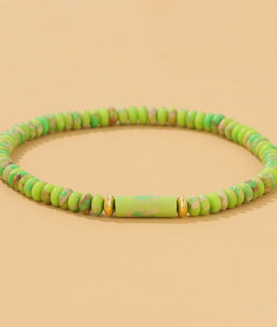 Natuurstenen Kralen Armbanden - Picasso Jasper & Zee Sediment Turquoise