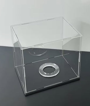 Voetbal Display Case met Balhouder - Acryl Vitrine voor Verzamelingen