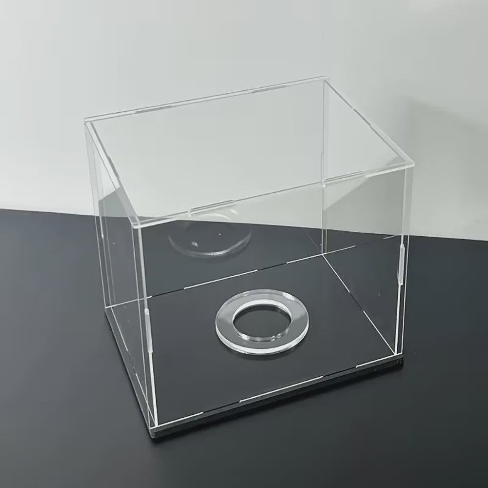Voetbal Display Case met Balhouder - Acryl Vitrine voor Verzamelingen