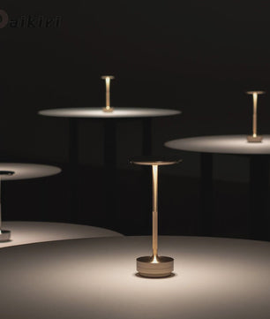 Draadloze Sfeerverlichting Tafellamp - Aluminium LED, Dimbaar & Oplaadbaar