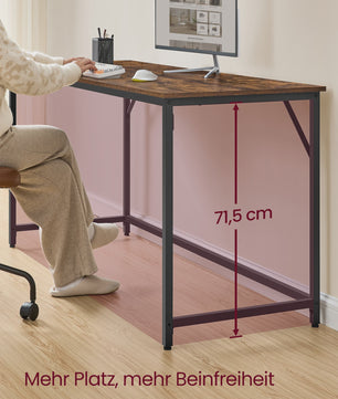 Industriële Bureau 100x50 cm - Stijlvol Werkplekmeubel voor Studie en Kantoor