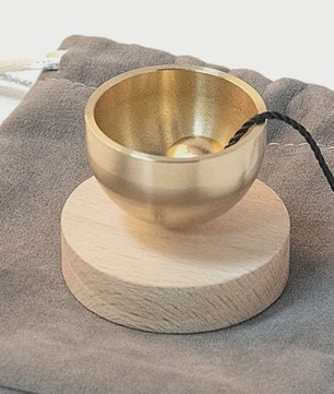 Mini Zangkom Set - Meditatie Klankschaal met Heldere Tonen, voor Yoga en Ontspanning