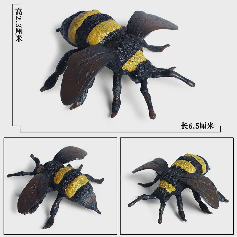 Realistische Insecten Speelgoed Set: Lieveheersbeestje, Bij, Spin & Meer - Educatief Plezier voor Kinderen