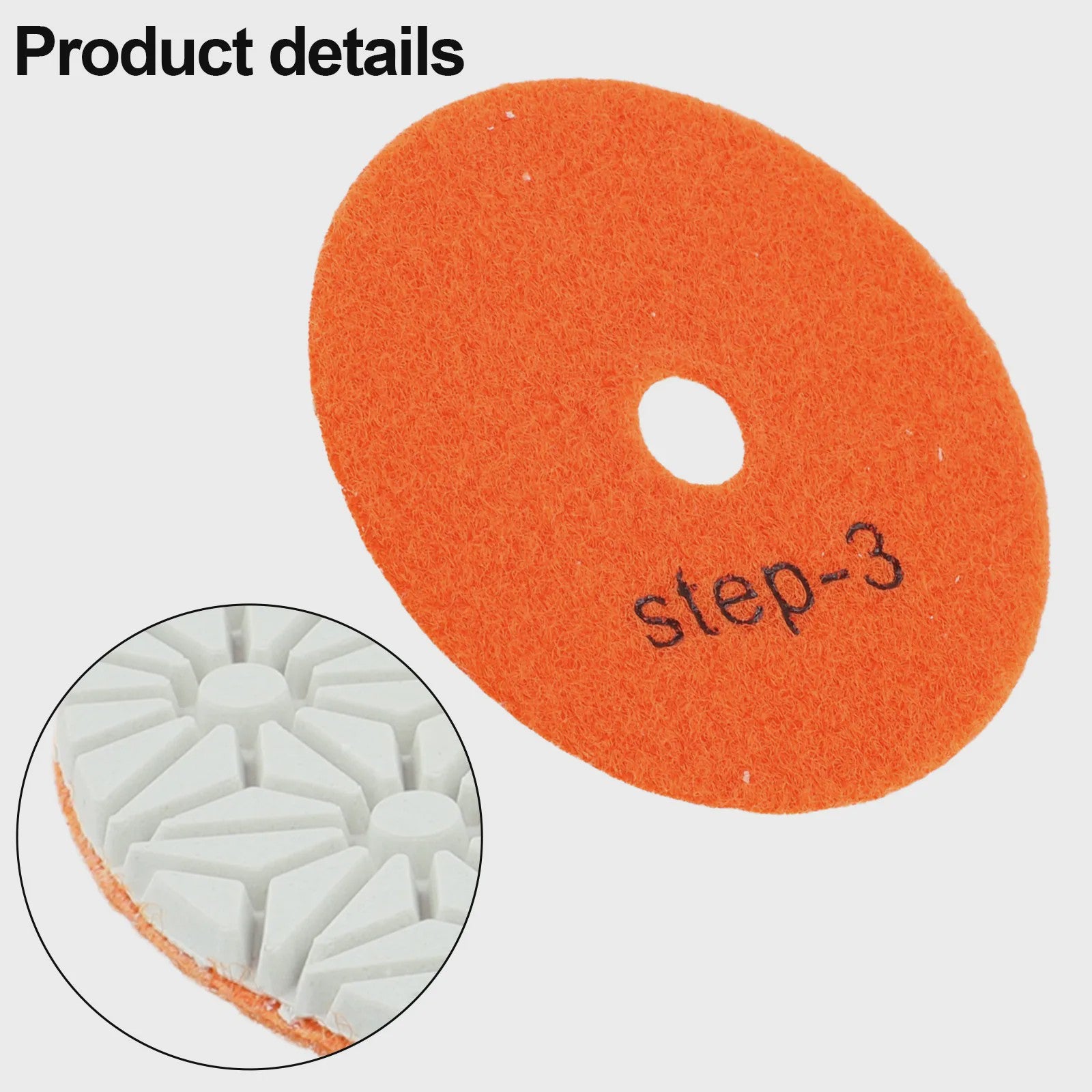 4-Inch Diamant Polijstpads Set - 3 Stappen - Nat/Droog Gebruik