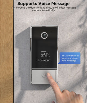 TMEZON 4-Draads Video Intercom Systeem met 7" HD Touchscreen & Tuya App