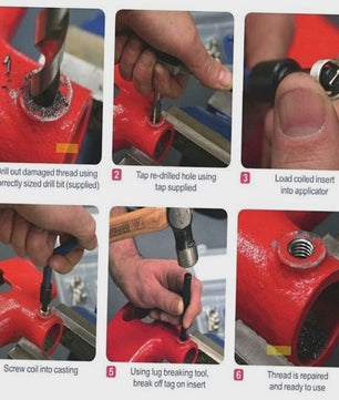 30-delige Schroefdraad Reparatie Kit M3-M11 RVS - Auto & Mechanica