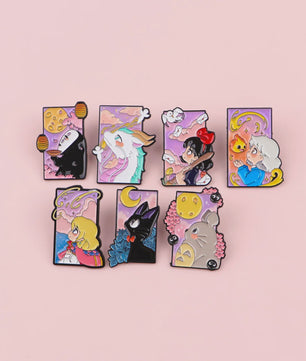 Anime & Manga Emaille Pins Set - Decoratieve Broches voor Rugzak, Kleding & Cadeau
