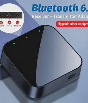 Bluetooth 6.0 Audio Ontvanger & Zender - Draadloze AUX Adapter voor Auto, PC, TV
