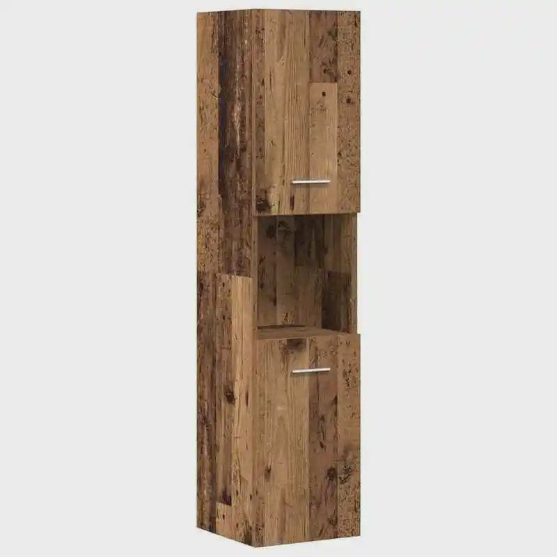 Complete Hout-look Badkamermeubelset voor Moderne Badkamers