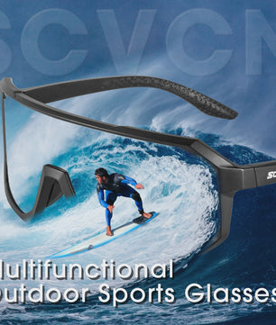 SCVCN Sport Zonnebril - UV400 Bescherming voor Fietsen & Outdoor Activiteiten