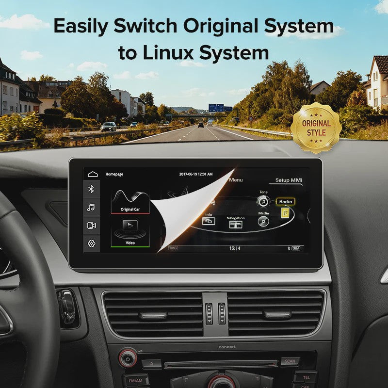 AINAVI Multimedia Systeem voor Audi A4/A5/S4/S5/RS4/RS5 (2008-2016) met Carplay & Android Auto