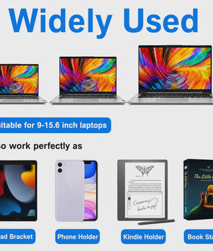 Verstelbare Laptopstandaard - Ergonomisch & Opvouwbaar Bureau Accessoire