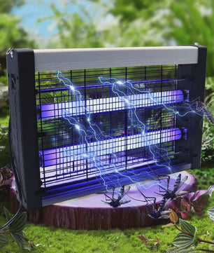 UV Muggenlamp - Oplaadbare Elektrische Insectendoder, Stiller dan 30dB, Binnen & Buiten