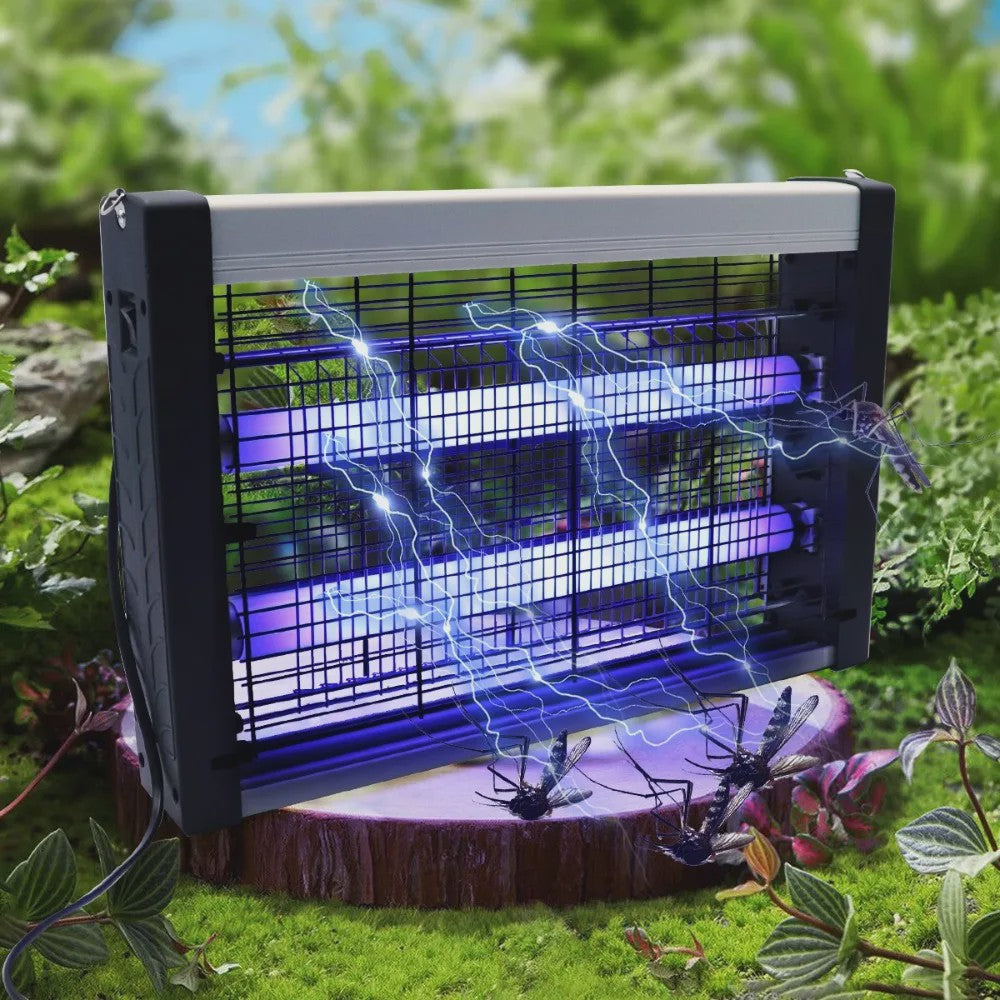 UV Muggenlamp - Oplaadbare Elektrische Insectendoder, Stiller dan 30dB, Binnen & Buiten