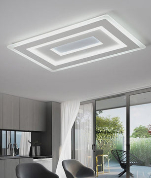Moderne Ultradunne Acryl LED Plafondlamp - Sfeervolle Verlichting voor Woonkamer & Slaapkamer