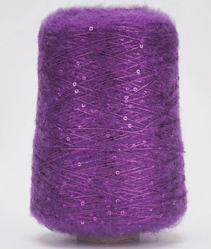 Zacht Pluche Mohair Garen met Pailletten - Kleurrijk Brei-, Haak- en Naaigaren (520g)