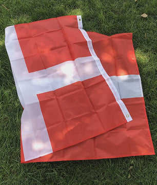 Hoge Kwaliteit Deense Vlag 90x150cm - Polyester Vlag van Denemarken