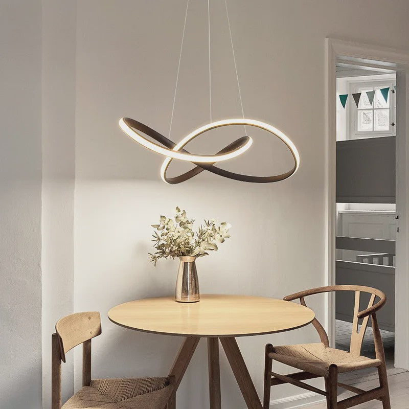 Moderne LED Plafondlamp Chandelier - Stijlvolle Hanglamp voor Woonkamer, Eetkamer & Hal