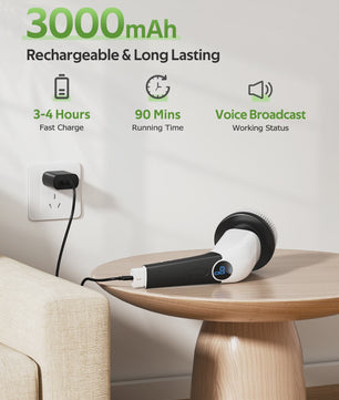 Elektrische Spin Scrubber 8-in-1 met Telescoopsteel en 8 Opzetborstels