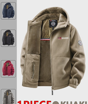 Heren Outdoor Jas met Capuchon - Veelzijdige Winterjas voor Dagelijks Gebruik en Reizen