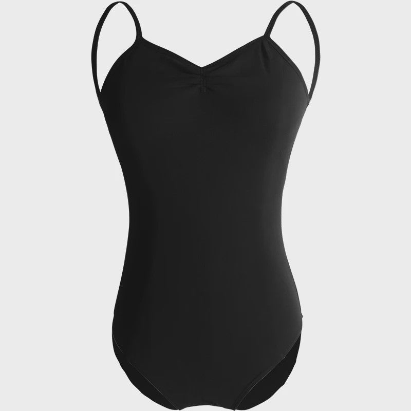 Zwarte Ballet Leotard voor Dames en Meisjes - Elegante Dans Bodysuit met Kant
