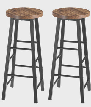 Set van 2 Hoge Barkrukken - Stabiel & Duurzaam - Bistro & Keuken