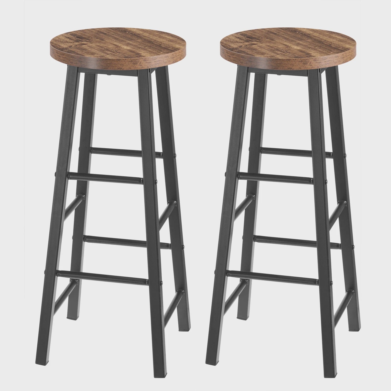 Set van 2 Hoge Barkrukken - Stabiel & Duurzaam - Bistro & Keuken