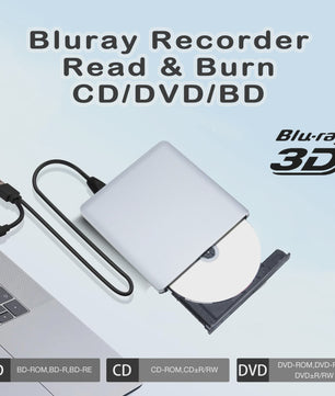 Externe Blu-ray Brander & DVD/CD Brander - USB 3.0 - Lees/Schrijf CD/DVD/BD