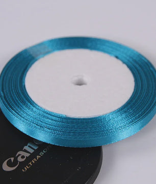 22 Meters/Roll 6mm Silk Satin Ribbons Christmas Halloween Birthday Party Gift Wrapping Ribbons DIY Handmade Crafts Material