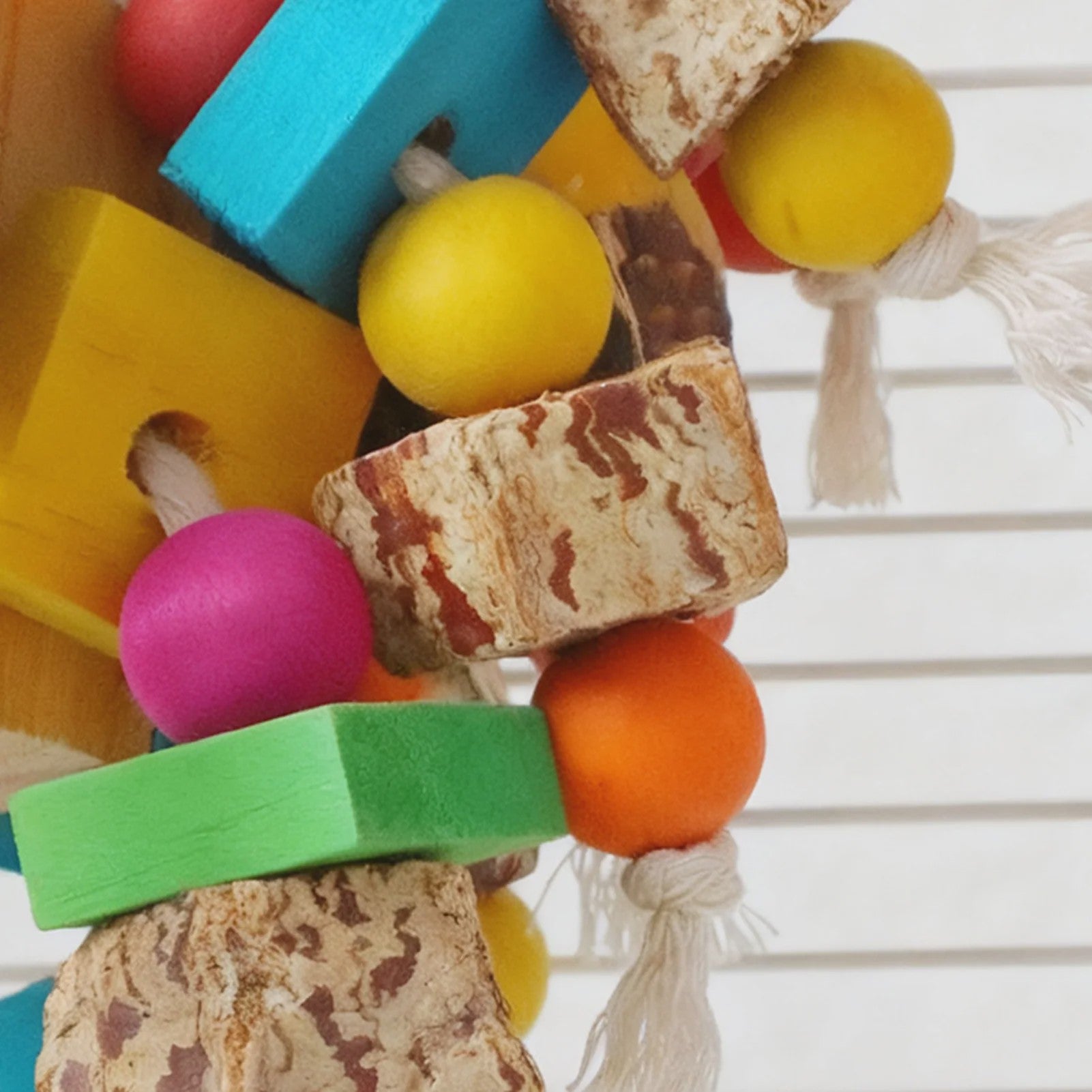 Grote Papegaai Kauwspeeltje met Sterfruit - Stressverlichting & Verrijking voor Kooien