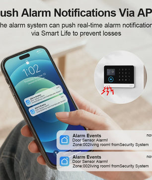 Slimme Draadloze Home Alarmset met WiFi & GSM - Tuya Smart Life App