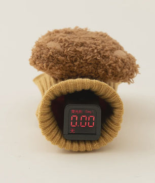 Schattige Babysokjes met Beer - Zacht Katoen, Anti-slip, Lente/Herfst