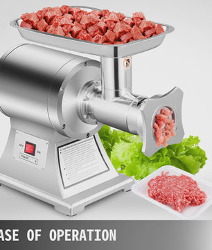 Krachtige 1100W Elektrische Vleesmolen - RVS Gehaktmolen & Food Processor