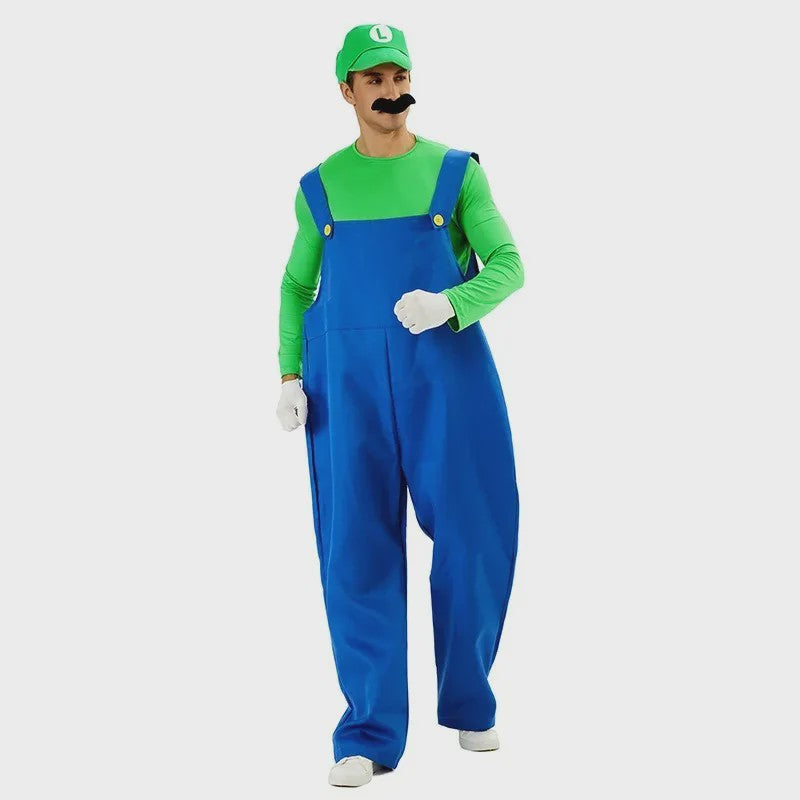 Super Luigi Kostuum Heren & Dames - Compleet Halloween & Carnavalsoutfit