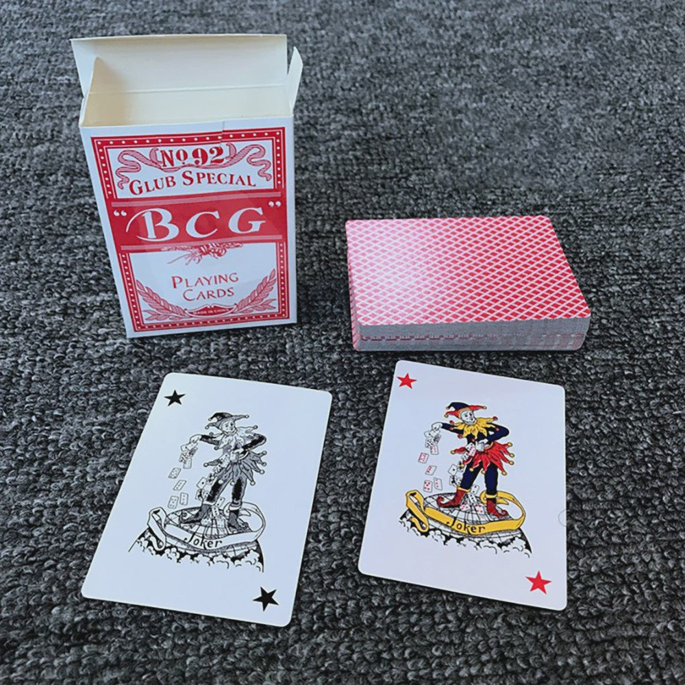 BCG Poker Speelkaarten - 52 kaarten + 2 Jokers - Plastic Coated - 63x88mm