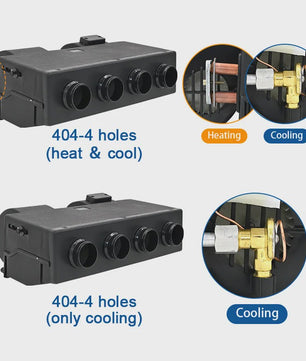 Universele 12V/24V Elektrische Airco & Verwarming Unit met Compressor voor Vrachtwagen en Camper