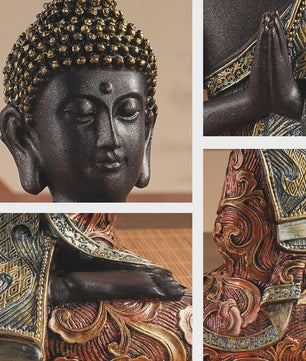 Zittende Boeddha Beeld - Religieus Kunstwerk & Decoratie voor Huis en Kantoor