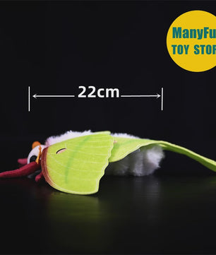 Realistische Luna Mot Pluche - Actias Luna Insect Knuffel voor Verzamelaars