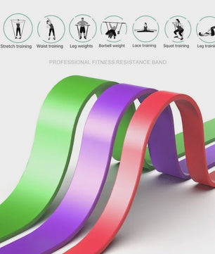 Professionele Weerstandsbanden Set - Latex Elastische Banden voor Krachttraining, Pilates & Pull-ups
