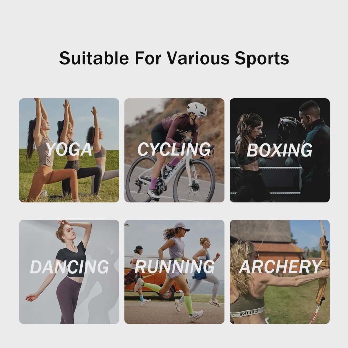 Dames Sportset: Sneldrogende Yoga Top met U-hals en Bell-Bottoms